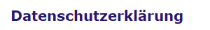 Datenschutzerklrung
